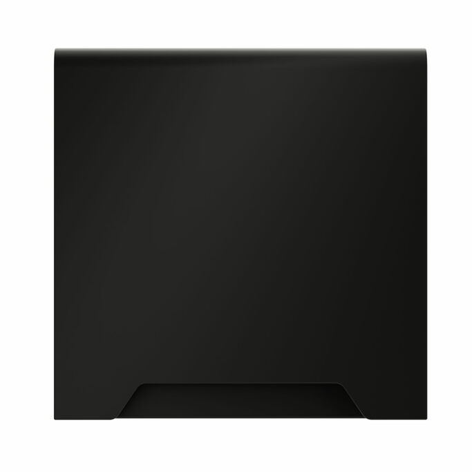 Voltum VLS000808 Накладка для розетки с заземлением, защитными шторками и крышкой, S70 (черный матов