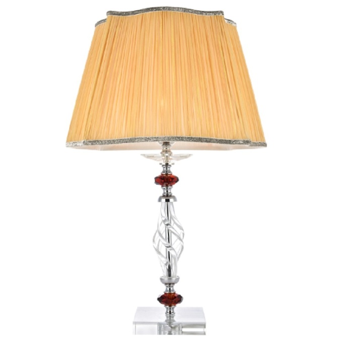 Лампа настольная Crystal Lux Catarina CATARINA LG1 GOLD/TRANSPARENT-COGNAC