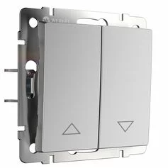 Werkel W1124506  Выключатель жалюзи (серебряный)