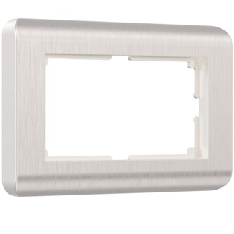 Werkel W0082113  Рамка для двойной розетки (перламутровый)