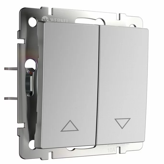 Werkel W1124506  Выключатель жалюзи (серебряный)