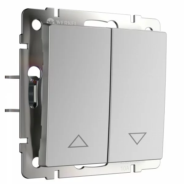 Werkel W1124506  Выключатель жалюзи (серебряный)