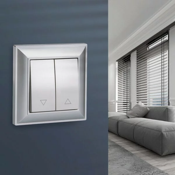 Werkel W1124506  Выключатель жалюзи (серебряный)