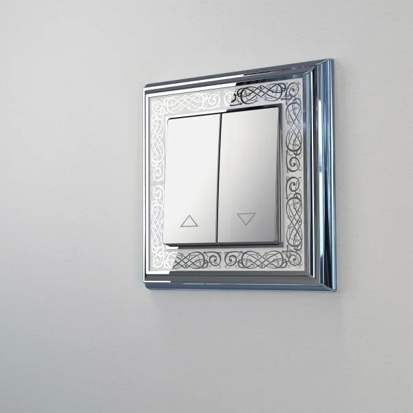 Werkel W1124506  Выключатель жалюзи (серебряный)