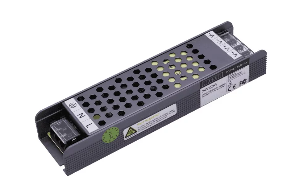 Блок питания для светодиодной ленты 24В 150Вт IP20 YA-150-24