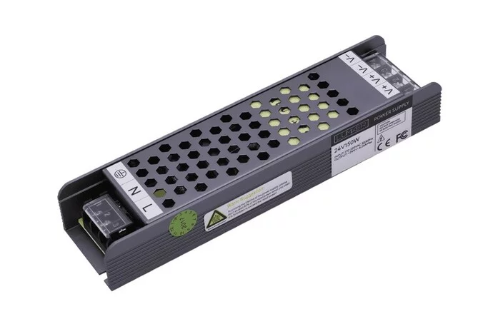 Блок питания для светодиодной ленты 24В 150Вт IP20 YA-150-24
