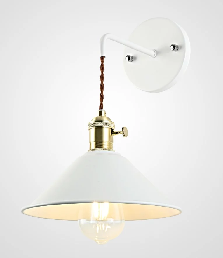 Бра С Подвесным Плафоном Braid Wall White By Imperiumloft