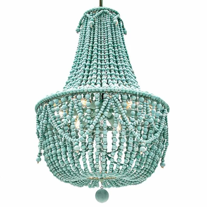 Люстра Chanteuse Chandelier Turquoise By Imperiumloft