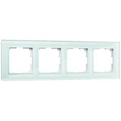 Werkel WL01-Frame-04   Рамка на 4 поста (натуральное стекло,стекло)