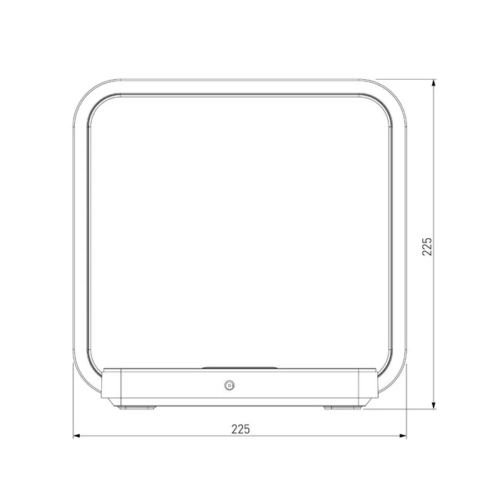 Лампа настольная EUROSVET Frame 80502/1