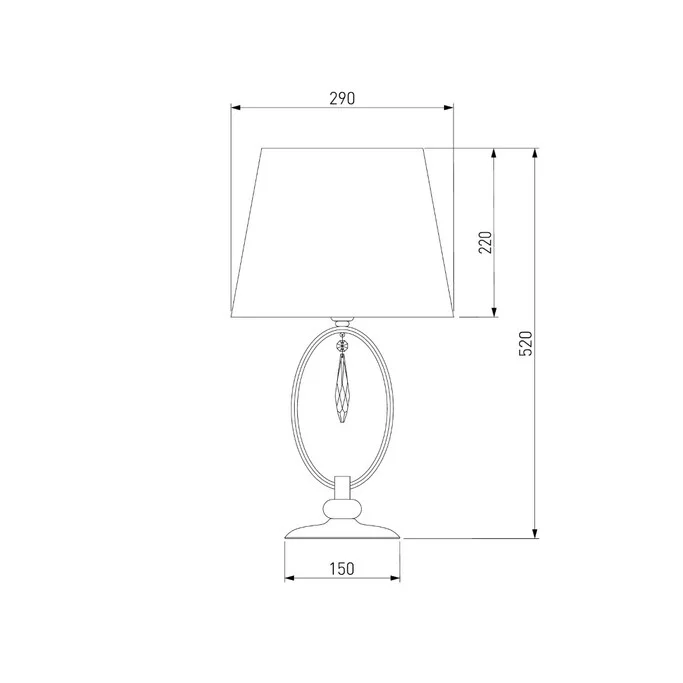 Лампа настольная ЕВРОСВЕТ MADERA 01055/1