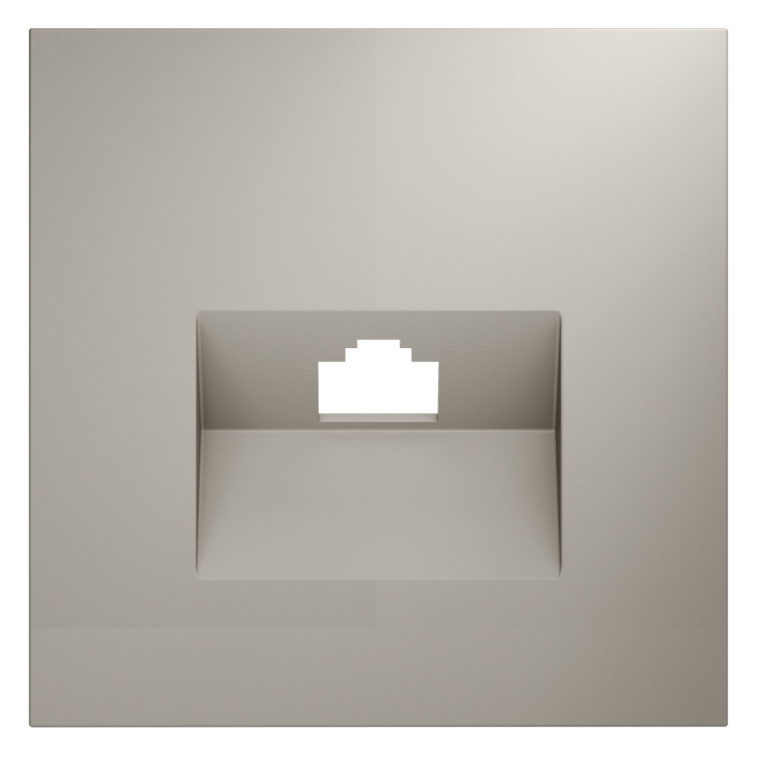 Voltum VLS001303 Накладка для розетки компьютерной RJ45 кат.6, S70 (кашемир)