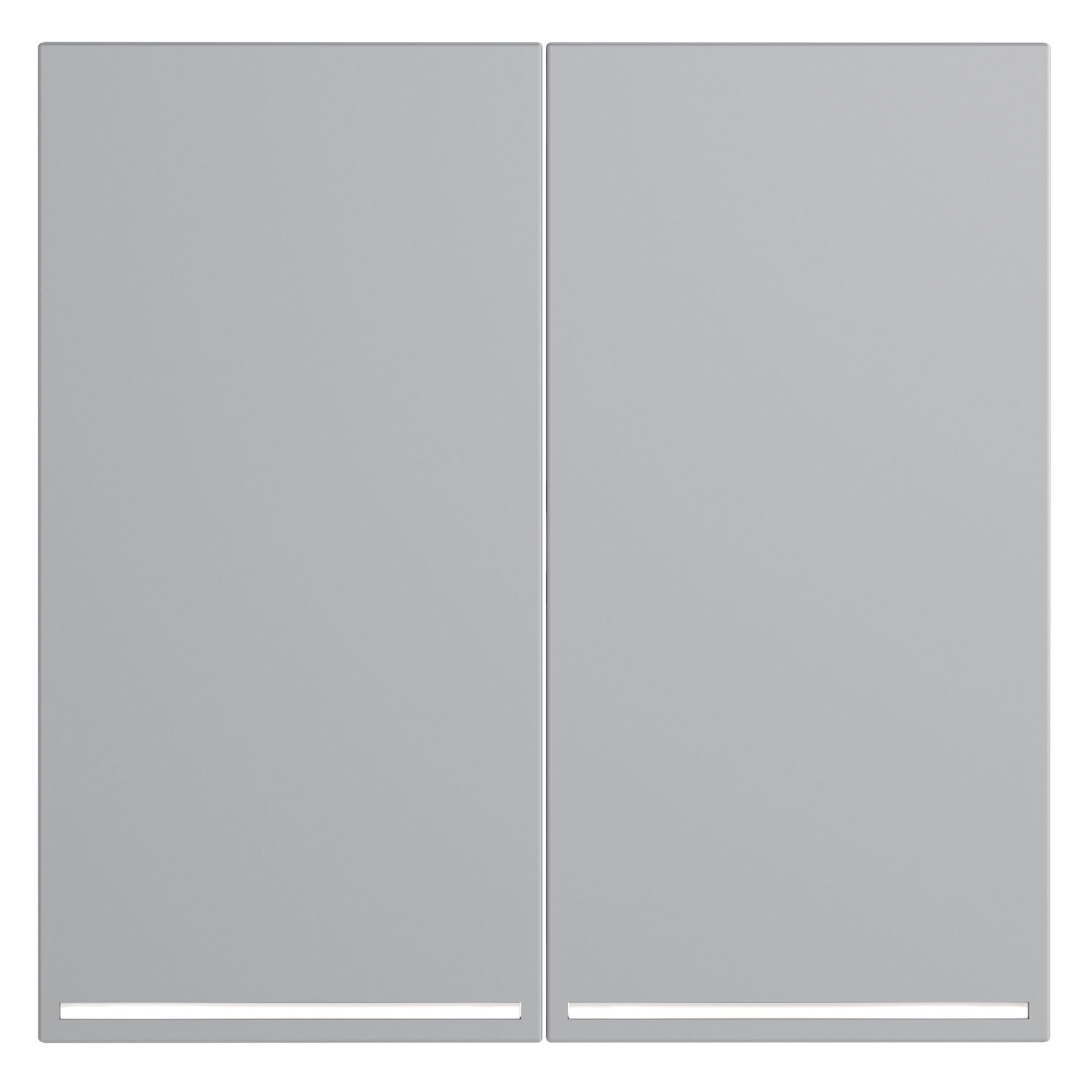 Voltum VLS000416 Клавиши для выключателя переключателя двухклавишного с подсветкой, S70 (серый)