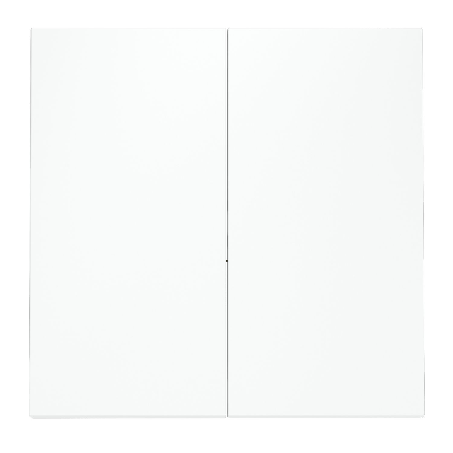 Voltum VLS000302 Клавиши для выключателя переключателя двухклавишного, S70 (белый матовый)