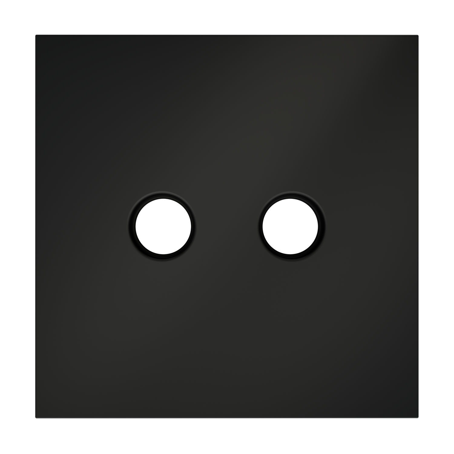 Voltum VLS001608 Накладка для розетки телевизионной оконечной TV+SAT, S70 (черный матовый)