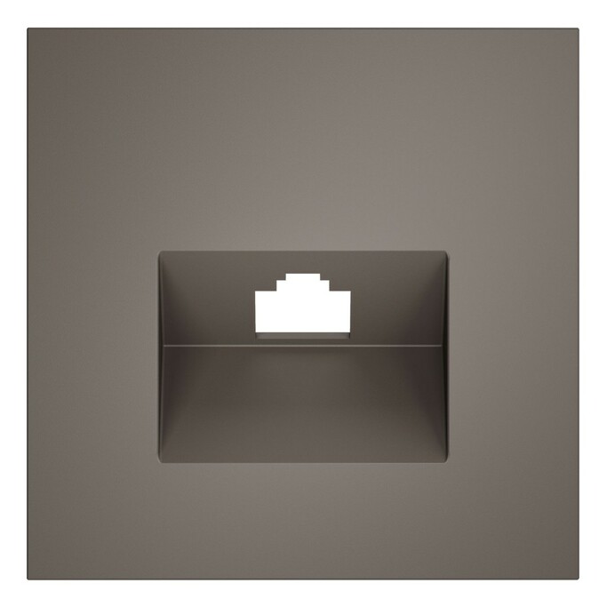 Voltum VLS001314 Накладка для розетки компьютерной RJ45 кат.6, S70 (капучино)