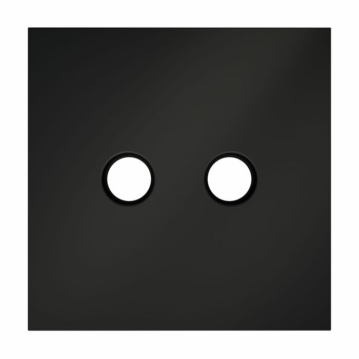 Voltum VLS001608 Накладка для розетки телевизионной оконечной TV+SAT, S70 (черный матовый)