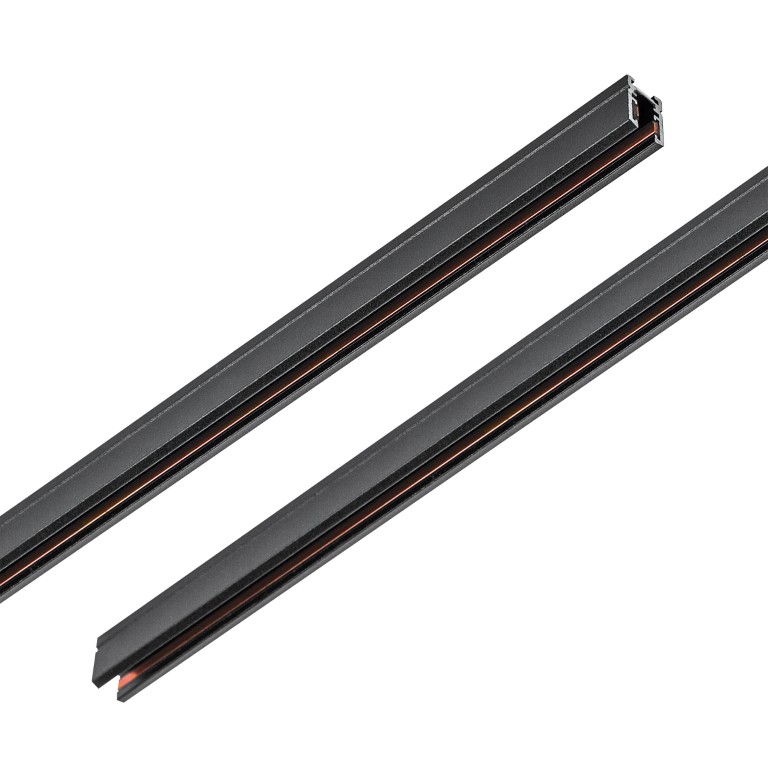 LIGHTSTAR 506017 Трек 24V двухконтактный однофазный LINEA 1м ЧЕРНЫЙ