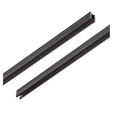 LIGHTSTAR 506027 Трек 24V двухконтактный однофазный LINEA 2м ЧЕРНЫЙ