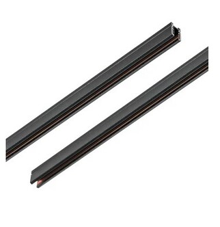 LIGHTSTAR 506027 Трек 24V двухконтактный однофазный LINEA 2м ЧЕРНЫЙ