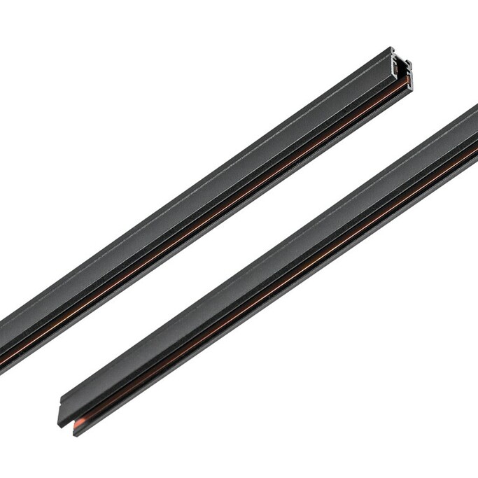 LIGHTSTAR 506017 Трек 24V двухконтактный однофазный LINEA 1м ЧЕРНЫЙ