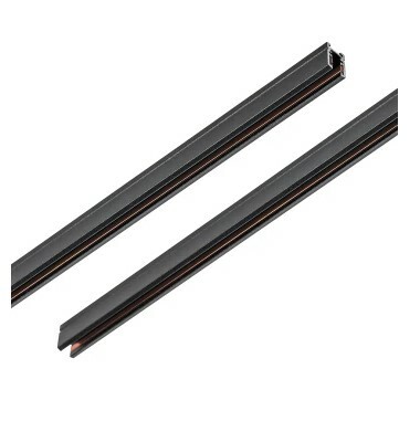 LIGHTSTAR 506027 Трек 24V двухконтактный однофазный LINEA 2м ЧЕРНЫЙ