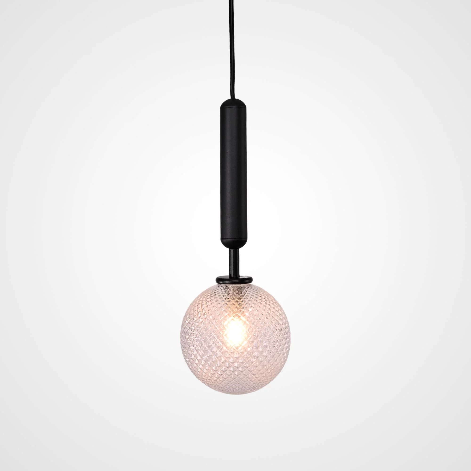 Подвесной Светильник Raffin Black Transparent By Imperiumloft