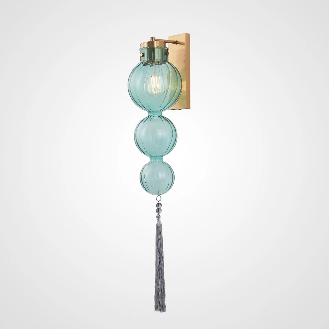 Бра Heathfield Lighting - Medina Wall Brass Blue By Imperiumloft