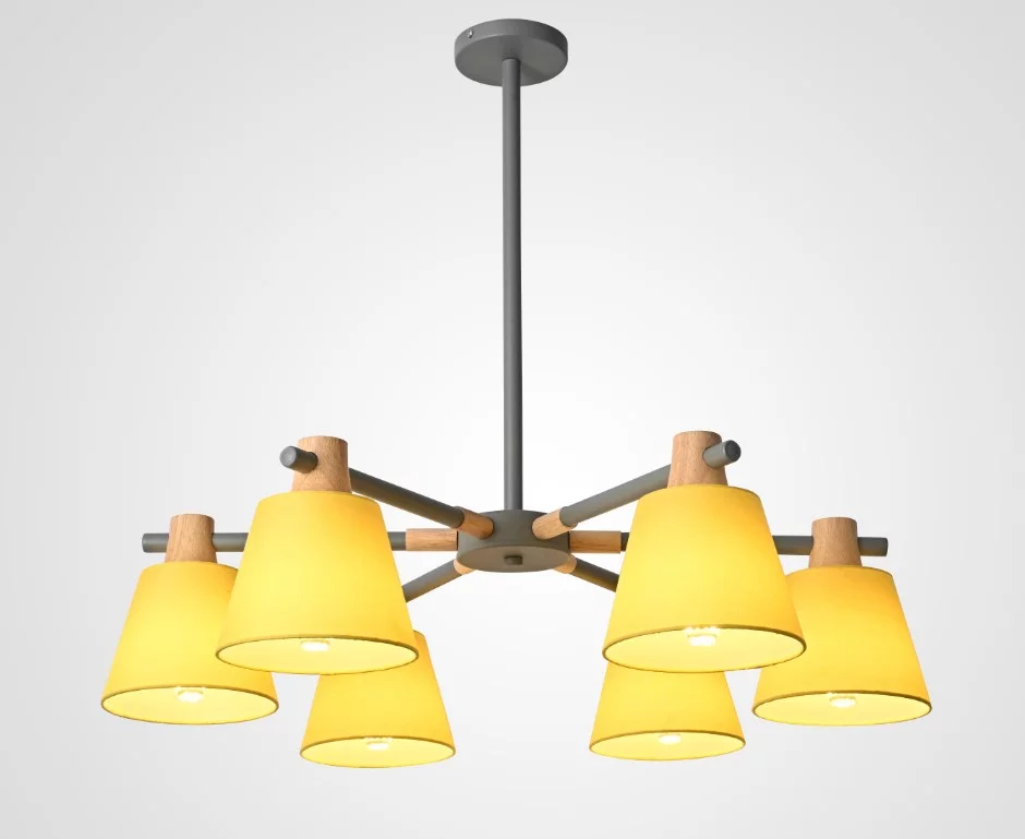 Потолочная Люстра На Штанге Natura A Yellow 6 By Imperiumloft