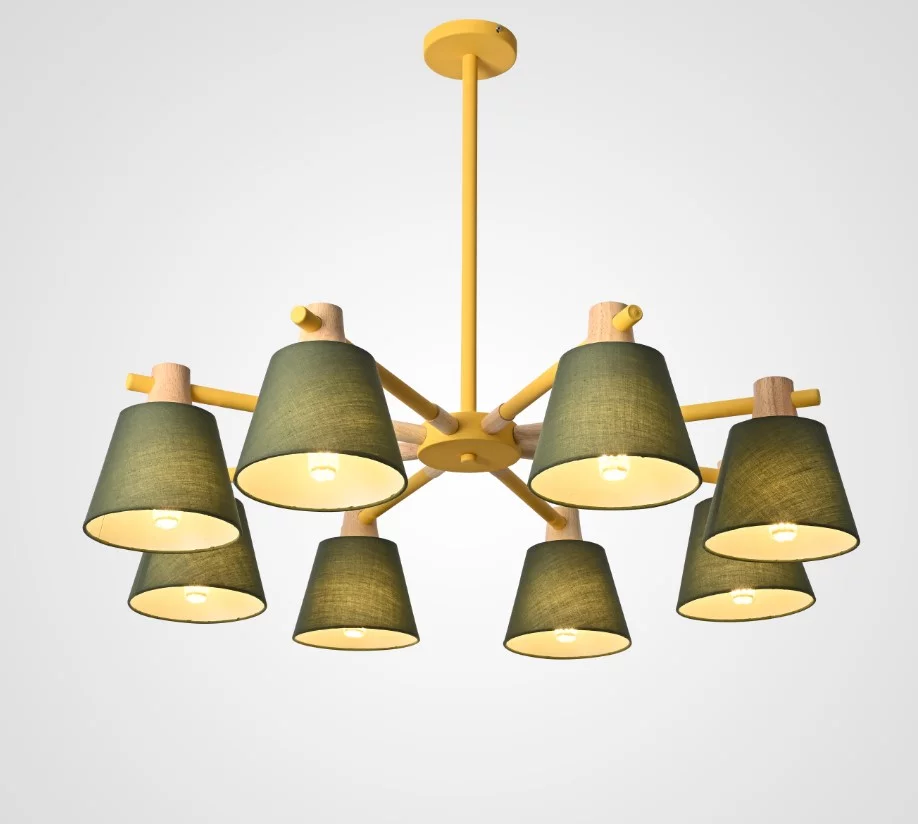 Потолочная Люстра На Штанге Natura A Green 8 By Imperiumloft