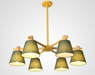 Потолочная Люстра На Штанге Natura A Green 6 By Imperiumloft
