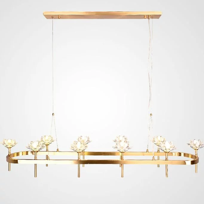 Подвесная Люстра Lotos Long 10 By Imperiumloft