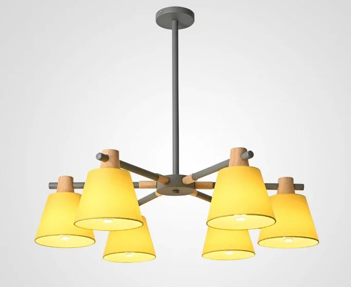 Потолочная Люстра На Штанге Natura A Yellow 6 By Imperiumloft