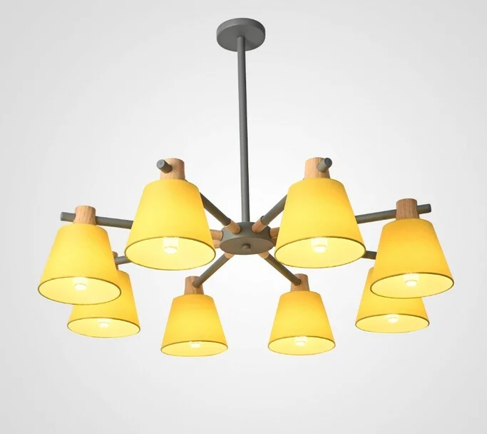 Потолочная Люстра На Штанге Natura A Yellow 8 By Imperiumloft