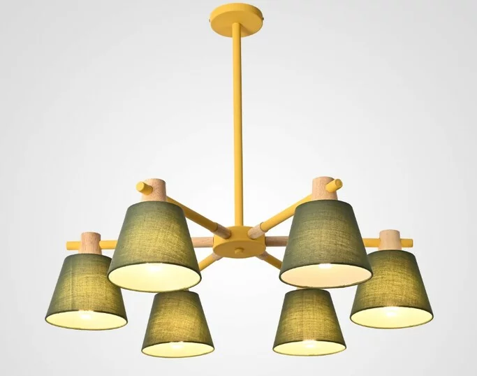 Потолочная Люстра На Штанге Natura A Green 6 By Imperiumloft