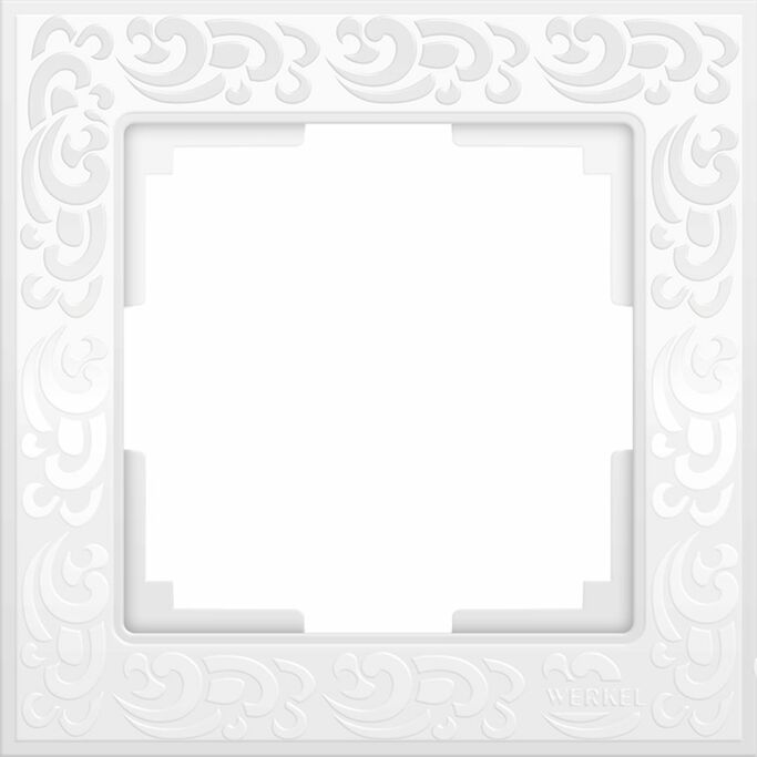 Werkel WL05-Frame-01-white   Рамка на 1 пост (белый)