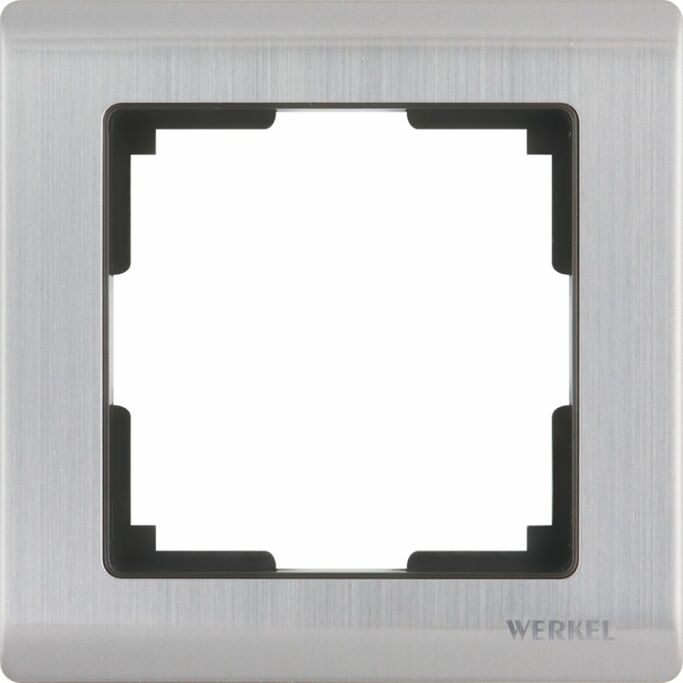 Werkel WL02-Frame-01   Рамка на 1 пост (глянцевый никель)
