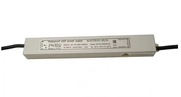 ODEON LIGHT 357781 VELTA ODL25 709 Блок питания влагозащищенный IP67 30W 1.25A вход. напряжение 170-