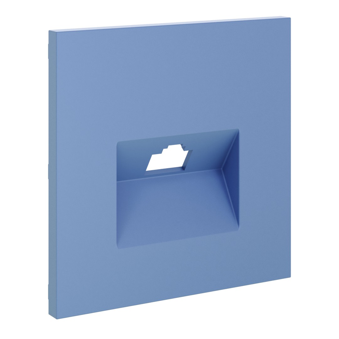 Voltum VLS001315 Накладка для розетки компьютерной RJ45 кат.6, S70 (деним)