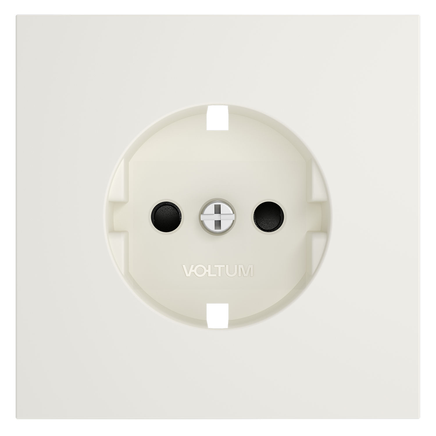 Voltum VLS000713 Накладка для розетки с заземлением и защитными шторками, S70 (хлопок)