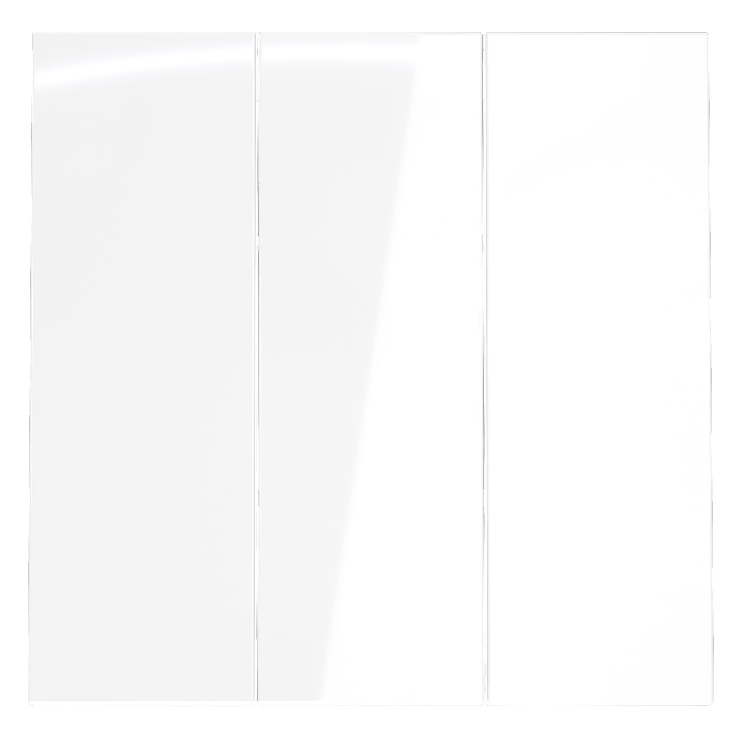 Voltum VLS000501 Клавиши для выключателя переключателя трехклавишного, S70 (белый глянцевый)