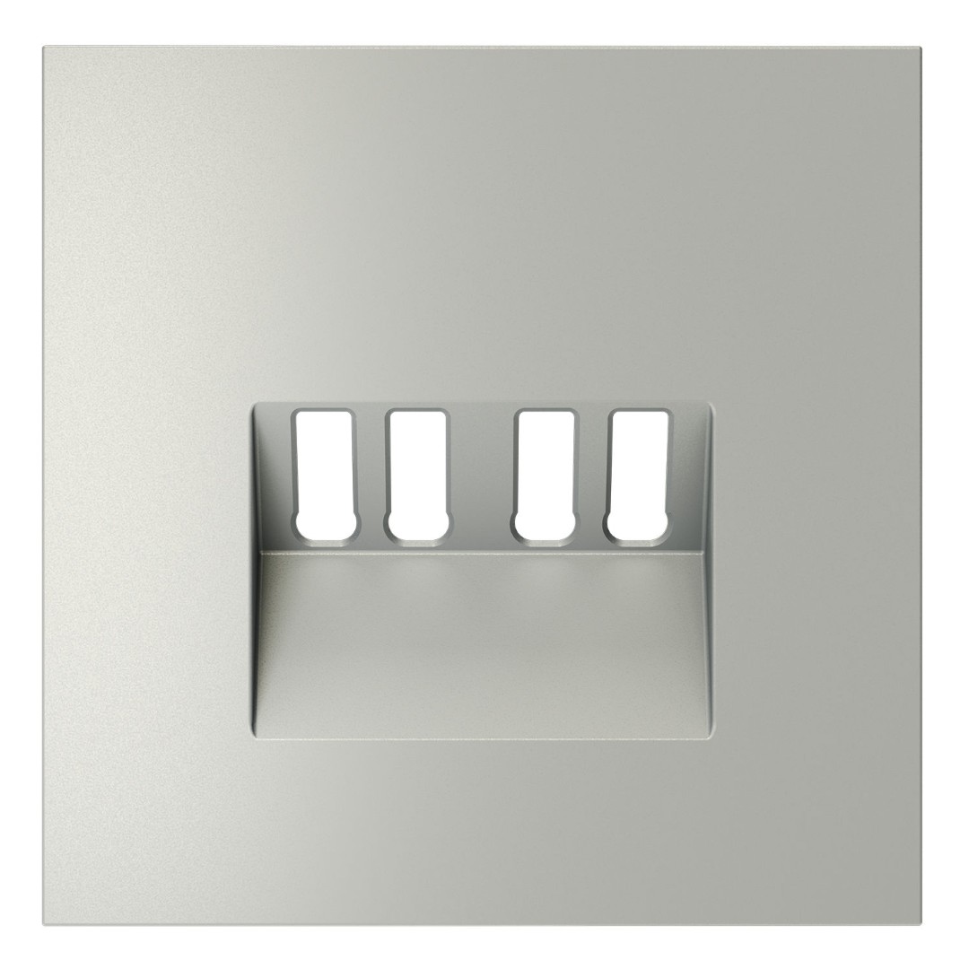 Voltum VLS001505 Накладка для розетки акустической 4-местной , S70 (сталь)