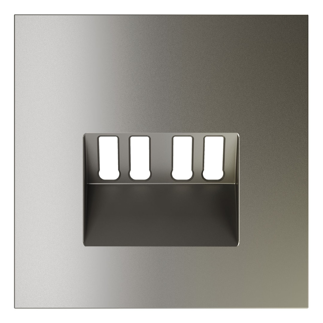 Voltum VLS001504 Накладка для розетки акустической 4-местной , S70 (шелк)