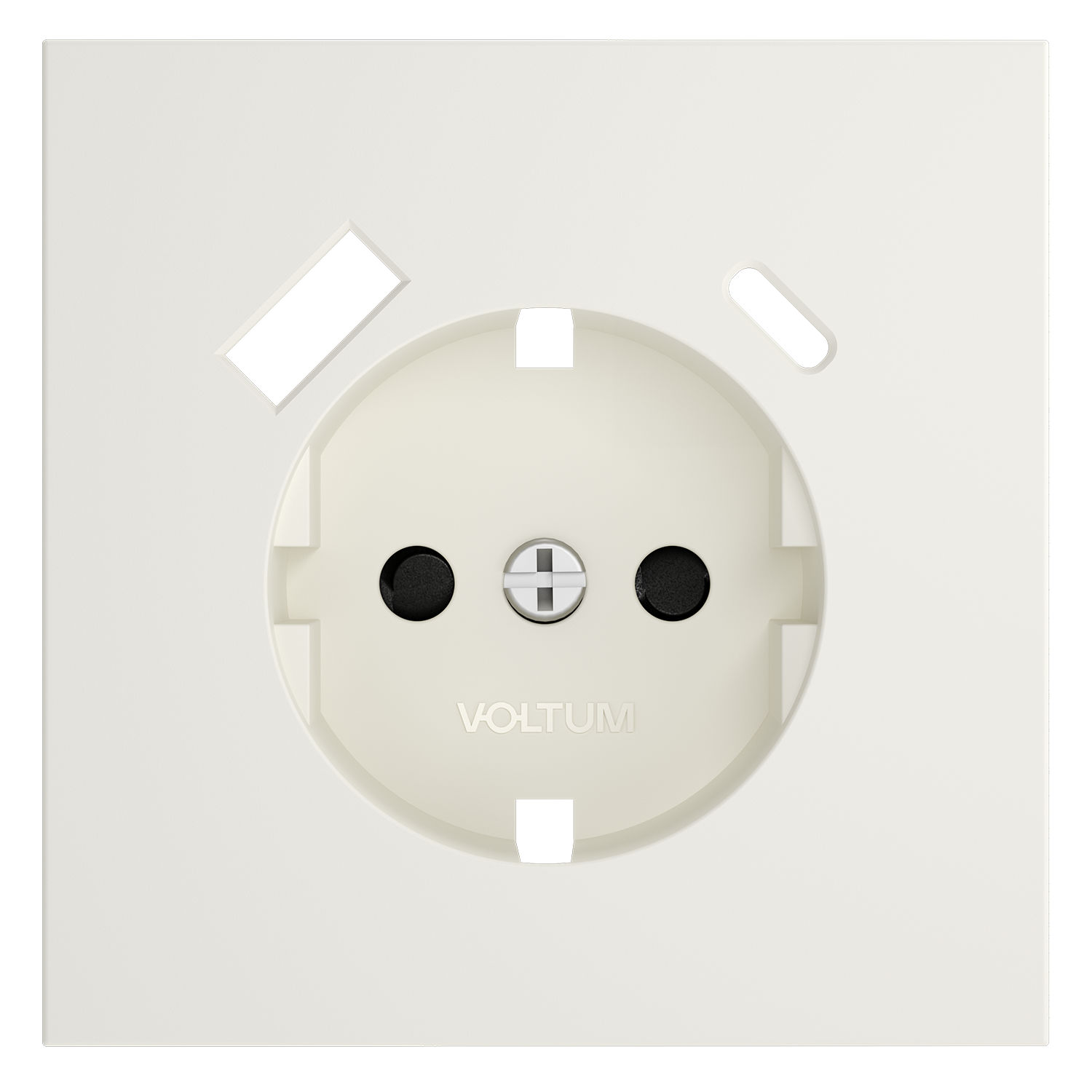 Voltum VLS001013 Накладка для розетки с заземлением и защитными шторками, с USB A+C, S70 (хлопок)