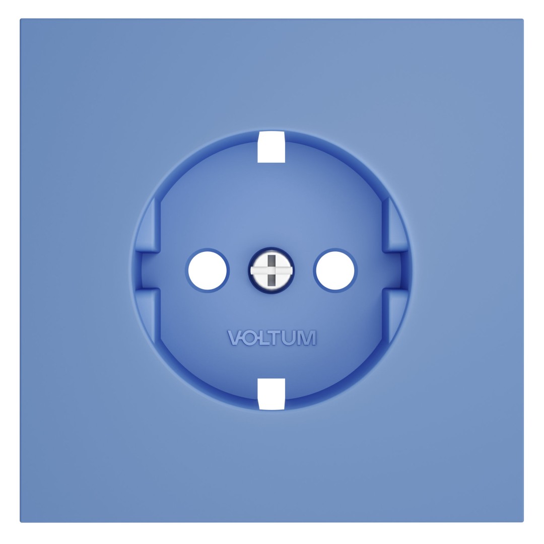 Voltum VLS000615 Накладка для розетки с заземлением, S70 (деним)