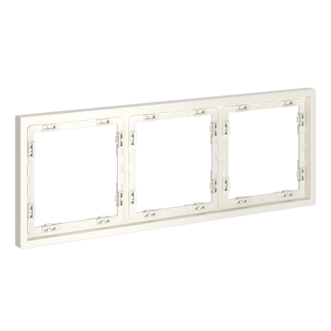 Voltum VLS100313 Рамка пластиковая VOLTUM S70 на 3 пост, (хлопок)