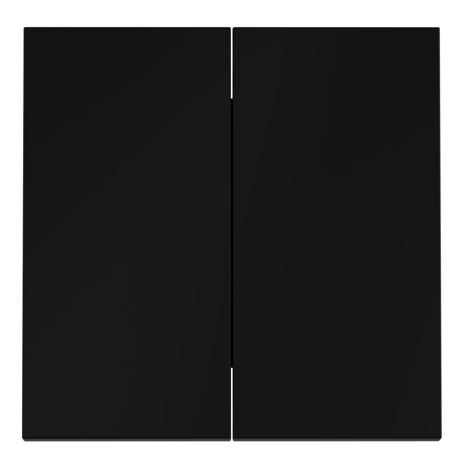 Voltum VLS000308 Клавиши для выключателя переключателя двухклавишного, S70 (черный матовый)