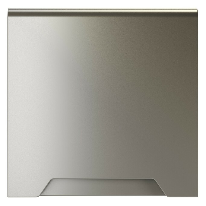 Voltum VLS000804 Накладка для розетки с заземлением, защитными шторками и крышкой, S70 (шелк)