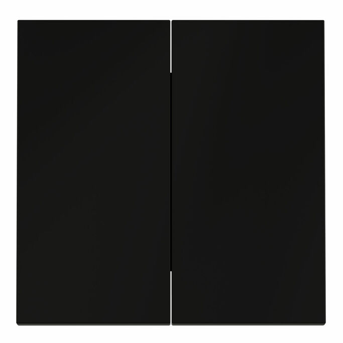 Voltum VLS000308 Клавиши для выключателя переключателя двухклавишного, S70 (черный матовый)