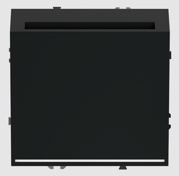 Voltum VLS010708 Выключатель встраиваемый VOLTUM S70 карточный 16А, (черный матовый)